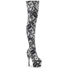 Load image into Gallery viewer, Tacones Pleaser ADORE-3000DP Blanco Negro Str.