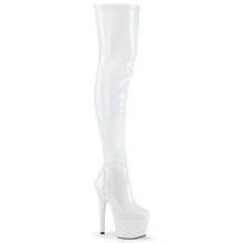 Load image into Gallery viewer, Tacones Pleaser ADORE-3000HWR Blanco Str. Holo