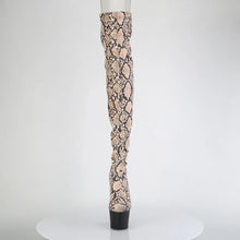 Cargar imagen en el visor de la galería, Tacones Pleaser ADORE-3008SP-BT Tan Marrón Snake