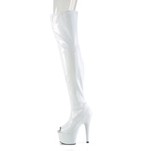 Cargar imagen en el visor de la galería, Tacones Pleaser ADORE-3011HWR Blanco Str. Holo