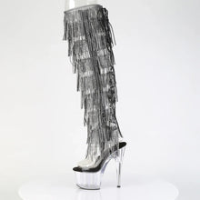 Load image into Gallery viewer, Tacones Pleaser ADORE-3019C-RSF Transparente Negro