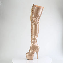 Carregar imagem no visualizador da galeria, Tacones Pleaser ADORE-3020GP Dorado Purpurina Charol