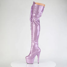Cargar imagen en el visor de la galería, Tacones Pleaser ADORE-3020GP Lilac Purpurina Charol