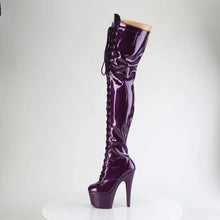 Carregar imagem no visualizador da galeria, Tacones Pleaser ADORE-3020GP Morado Purpurina Charol