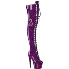 Carregar imagem no visualizador da galeria, Tacones Pleaser ADORE-3020GP Morado Purpurina Charol