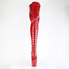 Cargar imagen en el visor de la galería, Tacones Pleaser ADORE-3020GP Rojo Purpurina Charol
