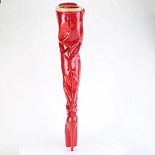 Cargar imagen en el visor de la galería, Tacones Pleaser ADORE-3020GP Rojo Purpurina Charol