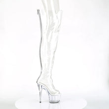 Carregar imagem no visualizador da galeria, Tacones Pleaser ADORE-3021 Transparente Plata