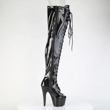 Cargar imagen en el visor de la galería, Tacones Pleaser ADORE-3021GP Negro Purpurina Charol