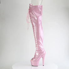 Cargar imagen en el visor de la galería, Tacones Pleaser ADORE-3021GP B. Rosa Purpurina
