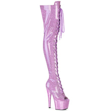 Carregar imagem no visualizador da galeria, Tacones Pleaser ADORE-3021GP Lilac Purpurina Charol
