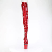 Cargar imagen en el visor de la galería, Tacones Pleaser ADORE-3021GP Rojo Purpurina Charol