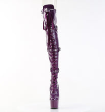 Cargar imagen en el visor de la galería, Botas Pleaser ADORE-3028 - Morado charol elástico / Morado