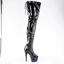 Cargar imagen en el visor de la galería, Tacones Pleaser ADORE-4011 Negro Str Charol