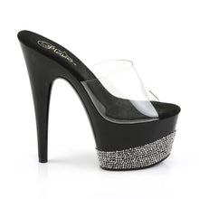 Carregar imagem no visualizador da galeria, Tacones Pleaser ADORE-701-3 Transparente Negro Pewter