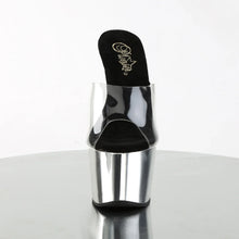 Cargar imagen en el visor de la galería, Tacones Pleaser ADORE-701 Transparente Plata Cromo