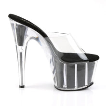 Carregar imagem no visualizador da galeria, Tacones Pleaser ADORE-701G Transparente Negro Gltr