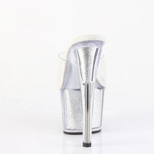 Cargar imagen en el visor de la galería, Tacones Pleaser ADORE-701G Transparente Plata Gltr