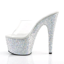 Carregar imagem no visualizador da galeria, Tacones Pleaser ADORE-701LG Transparente Plata Gltr