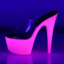 Carregar imagem no visualizador da galeria, Tacones Pleaser ADORE-701UVG Transparente Neon H.