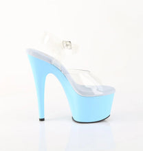 Carregar imagem no visualizador da galeria, Tacones Pleaser ADORE-708 Transparente B. Azul