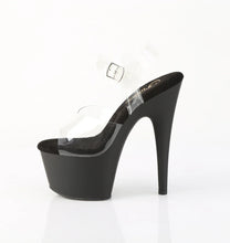 Cargar imagen en el visor de la galería, Tacones Pleaser ADORE-708 Transparente Negro Mate