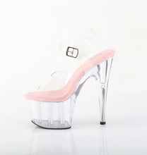 Cargar imagen en el visor de la galería, Tacones Pleaser ADORE-708 Transparente B. Rosa