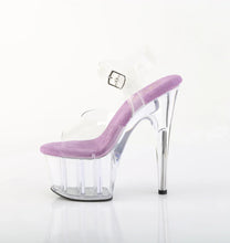 Cargar imagen en el visor de la galería, Tacones Pleaser ADORE-708 Transparente Lavanda
