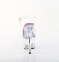 Cargar imagen en el visor de la galería, Tacones Pleaser ADORE-708 Transparente Lavanda