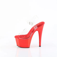Cargar imagen en el visor de la galería, Tacones Pleaser ADORE-708 Transparente Matching Rojo