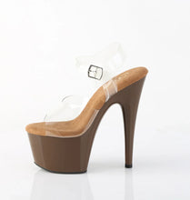 Carregar imagem no visualizador da galeria, Tacones Pleaser ADORE-708 Transparente Moca