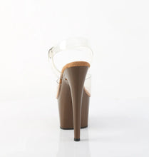 Carregar imagem no visualizador da galeria, Tacones Pleaser ADORE-708 Transparente Moca