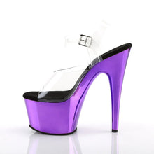 Cargar imagen en el visor de la galería, Tacones Pleaser ADORE-708 Transparente Morado Cromo