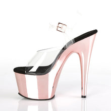 Load image into Gallery viewer, Tacones Pleaser ADORE-708 Transparente Oro Rosa