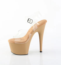 Cargar imagen en el visor de la galería, Tacones Pleaser ADORE-708 Transparente Toffee