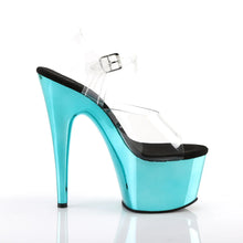 Cargar imagen en el visor de la galería, Tacones Pleaser ADORE-708 Transparente Turquoise Cromo