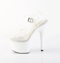 Load image into Gallery viewer, Tacones Pleaser ADORE-708 Transparente Blanco