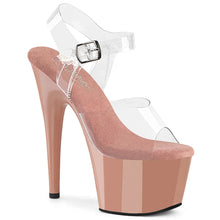 Carregar imagem no visualizador da galeria, Tacones Pleaser ADORE-708 Transparente Rosa Nude