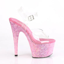 Load image into Gallery viewer, Tacones Pleaser ADORE-708CF Transparente Rosa Confetti