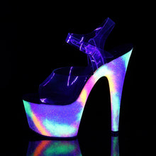 Carregar imagem no visualizador da galeria, Tacones Pleaser ADORE-708GXY Transparente Neon Galaxy