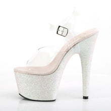 Load image into Gallery viewer, Tacones Pleaser ADORE-708HMG Transparente Opal Purpurina