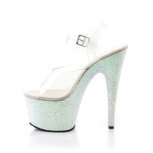 Load image into Gallery viewer, Tacones Pleaser ADORE-708LG Transparente Opal Purpurina