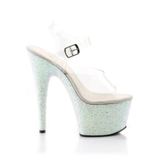Load image into Gallery viewer, Tacones Pleaser ADORE-708LG Transparente Opal Purpurina
