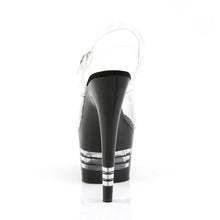 Load image into Gallery viewer, Tacones Pleaser ADORE-708LN Transparente Negro