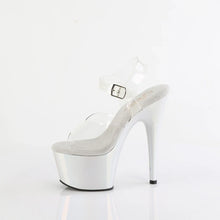 Cargar imagen en el visor de la galería, Tacones Pleaser ADORE-708LQ Transparente Liquid Plata