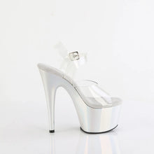 Cargar imagen en el visor de la galería, Tacones Pleaser ADORE-708LQ Transparente Liquid Plata