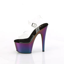 Cargar imagen en el visor de la galería, Tacones Pleaser ADORE-708MCH Transparente Morado Verde