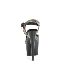 Load image into Gallery viewer, Tacones Pleaser ADORE-708N-LTP Verde Morado Negro