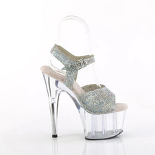 Load image into Gallery viewer, Tacones Pleaser ADORE-708N-RS Plata Transparente