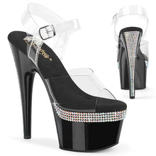 Cargar imagen en el visor de la galería, Tacones Pleaser ADORE-708PHRS - Transparente Negro